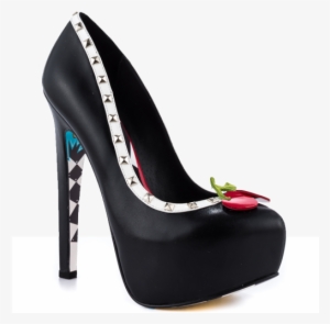 Floral Print Sole Stiletto Heels - Taylor Says Women's Calese - Black - Size 10 #3870406