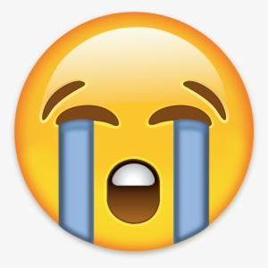 Crying Emoji Png Download - Faccina Che Piange Whatsapp - Free ...