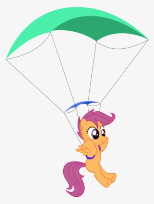 Replaymasteroftime, Parachute, Pony, Safe, Scootaloo, - My Little Pony Parachute #3870482