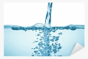 Clean Running Water And The Bubbles Sticker • Pixers® - Water Running #3870528
