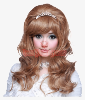 Gothic Lolita Princess Light Brown Wig - Light Brown Wig #3870608