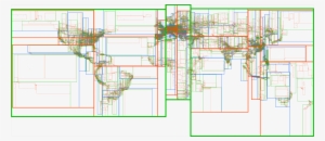 A Visualization Of An R-tree For 138k Populated Places - Rtree #3870800