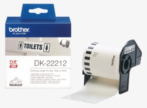 Original Brother Dk-22212 Black On White 62mm X - Dk 22205 #3871777