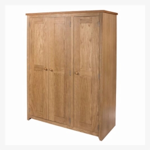 Hamilton Large 3 Door Triple Oak Wardrobe #3871984