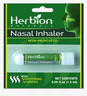 Nasal Inhaler By Herbion Naturals Comes With Soothing - Herbion International, Inc. #3872112