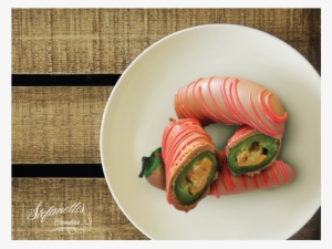 Chocolate Covered Jalapenos - Magisso Naturally Cooling Ceramic Round Plate #3873309