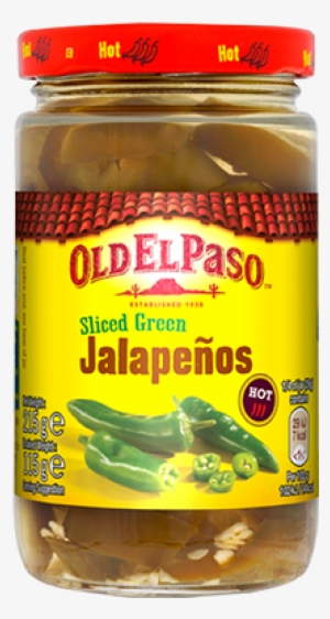 Sliced Green Jalapenos - Old El Paso Hot & Tangy Jalapenos #3873374
