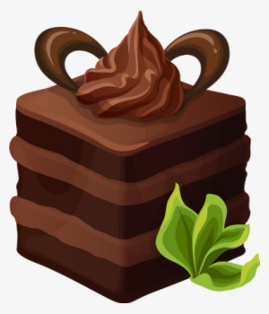 Gâteau Au Chocolat Png, Tube - Gateau Au Chocolat Dessin #3874142