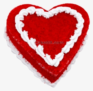 Red Velvet Heart Cake - Birthday Cake #3874797