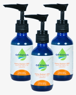 3 Hemp Extract Lotion Optivida - Plastic Bottle #3876569