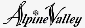 Resort Logo - Alpine Valley Ski Resort Logo #3876665