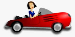 Bmw Car Clipart At Getdrawings - Woman Driving Car Cartoon #3876755
