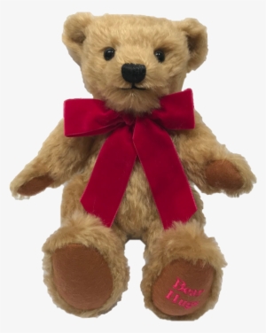'bear Hugs' Teddy Bear, Dark Pink Ribbon #3876757