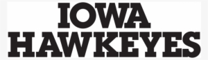Iowa Hawkeyes Iron Ons - Ncaa Wall Mural Vinyl Sticker Sports Logo Team Iowa #3876951