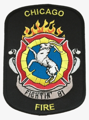 Chicago Fire Tv Show Shoulder Patch - Chicago Fire Fighting 81 #3877248