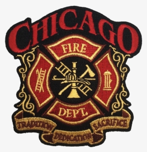Chicago Fire Department Crest Patch - Chicago Fire Dept Patch #3877295