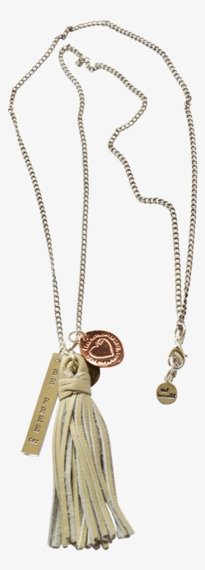 Leather Tassel Necklace Chain 35841422936213e - Locket #3877493