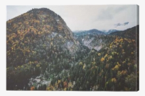 Mountains And Forest Landscape Aerial View Trees Background - Landscape #3877955