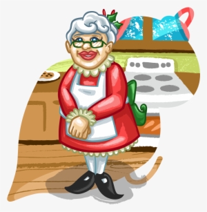 Mrs - Claus - Cartoon #3878616