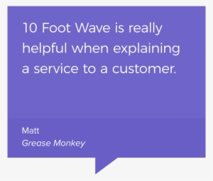 “10 Foot Wave Is Really Helpful When Explaining A Service #3878889
