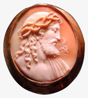 Museum Quality Carved Jesus Cameo With Crown Of Thorns - Quarter #3879120 Museum Quality Carved Jesus Cameo With Crown Of Thorns - Quarter #3879120