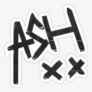 Ash Xx T Shirt/sticker By Dream Catch3r - Ashton Irwin Ash #3879174