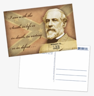 With South Lenticular Postcard - General Robert E Lee #3879451