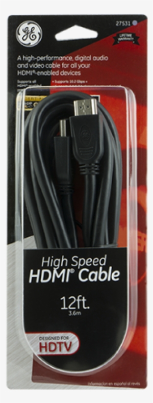 Ge Hdmi Cable, 6ft, Basic - 030878275378 #3879658
