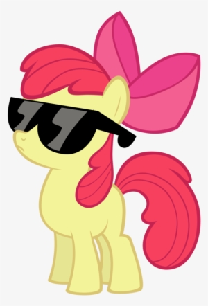 Swag Apple Bloom Click On Her And Blingee By Applesisters-d72hoiq - Apple Bloom With Sunglasses #3879748