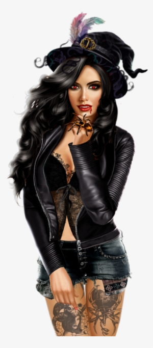 3d Background, Gothic Vampire, 3d Girl, Vampires, Witches, - Witches Woman Png #3880024