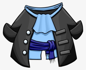 Gray Pirate Coat Icon - Club Penguin Para Ds #3880169