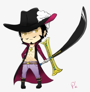 One Piece Chibi Mihawk By Pepschan - Hawkeye One Piece Chibi #3880611