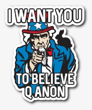 Qanon Sticker Uncle Sam, American Flag, Patriotic, - American Pride Series Greeting Cards (pk Of 20) #3881627