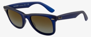 Ray Ban Rb2140 Original Wayfarer Matte Blue Sunglasses - Ray Ban Wayfarer Red #3881938