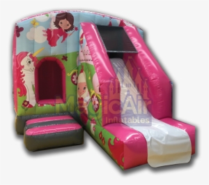 Princess Combi Bouncy Castle - Inflatable Castle #3882023