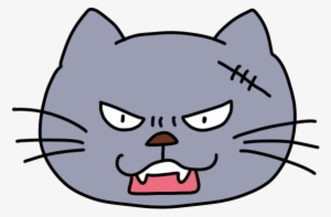 Cat Clipart 眉墨 Whiskers Mascara Person Png 600 * 600 - 猫 イラスト 怒る #3882085