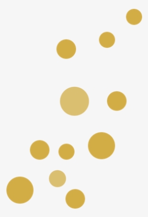 Golden Dots Transparent - Portable Network Graphics #3882556