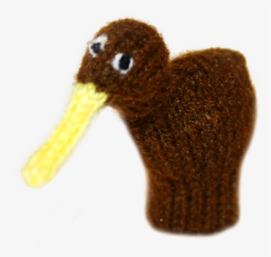 Kiwi Bird Finger Puppet - Crochet #3884050