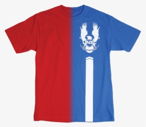 User Red Blue Tees - Halo 5 - Unsc (unisex) (medium) (t-shirts) #3884076