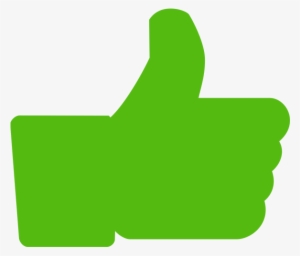 Facebook Thumbs Up Transparent Background Download - Like Png Icon Green #3884322