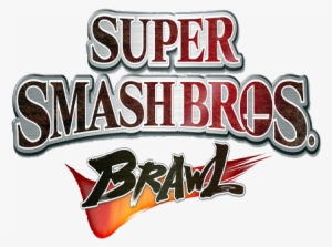 Ssbb - Smash Bros Brawl Logo Png #3884677