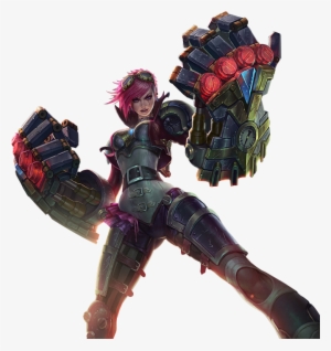 Classic Vi Skin Splashart Png Image - League Of Legends Vi Png #3884751