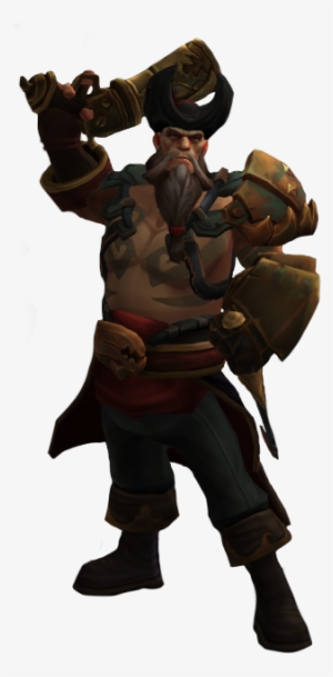 First Visual Update - Gangplank League Of Legends Png #3884818