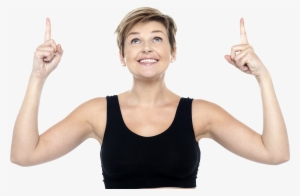 Women Pointing Top Free Commercial Use Png Images - Girl #3885502