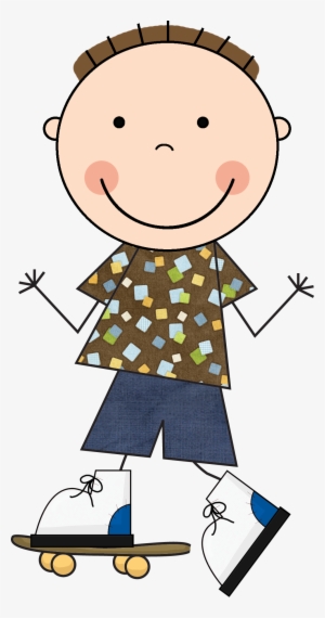 Summer Kid 1 - Boneco Palito Desenho Png #3887035