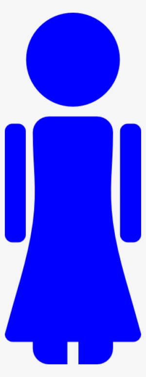 Stick Figure Girl Blue #3887283