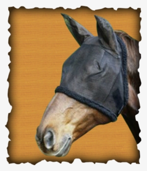 Fly Mask Article - Usg Fly Veil With Ear-protector/ Artificial Fur/ Tape #3887332