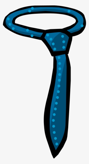 Skinny Blue Tie - Necktie #3887859