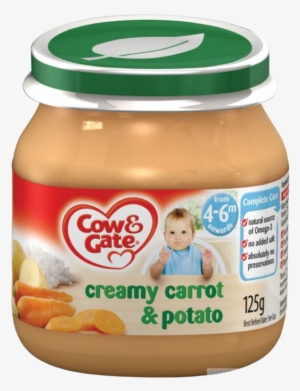Cow & Gate Creamed Carrot & Potato Baby Food Jar For #3888437