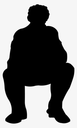 Silhouette On Pngheaven - Person Sitting Png Silhouette #3888672